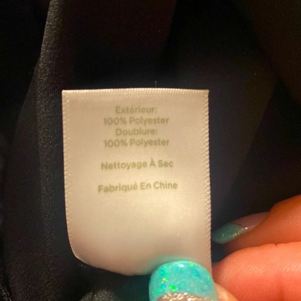 RSVP by Talbots Black Flounce-Sleeve Lace Dress - Picture 10 of 10